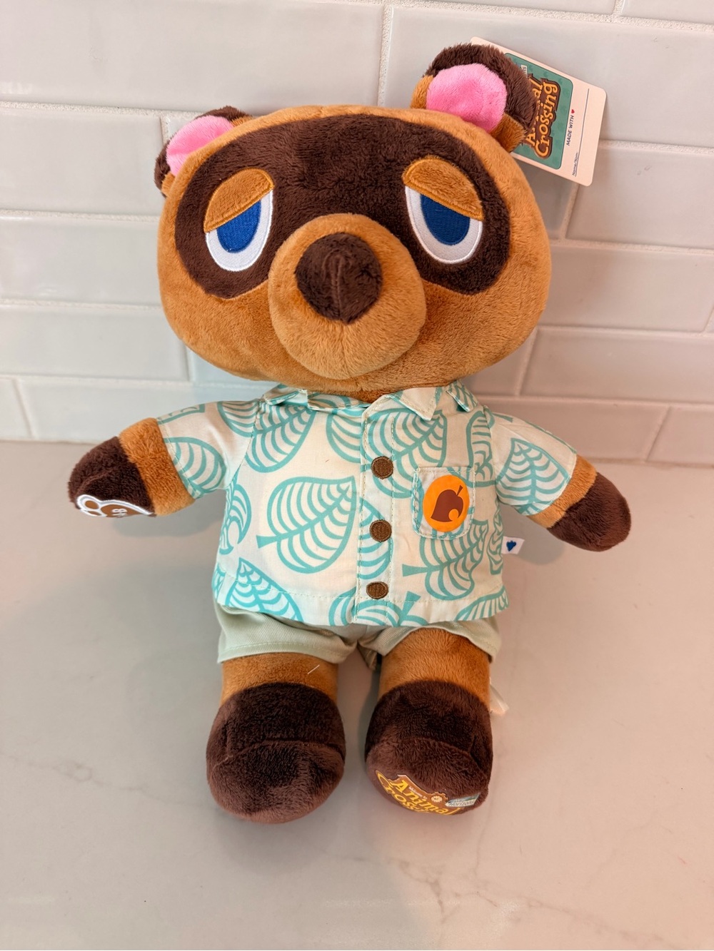 Build-A-Bear Workshop Animal Crossing: New Horizons Tom Nook (Summer) plush
